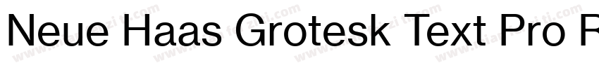 Neue Haas Grotesk Text Pro Regular字体转换